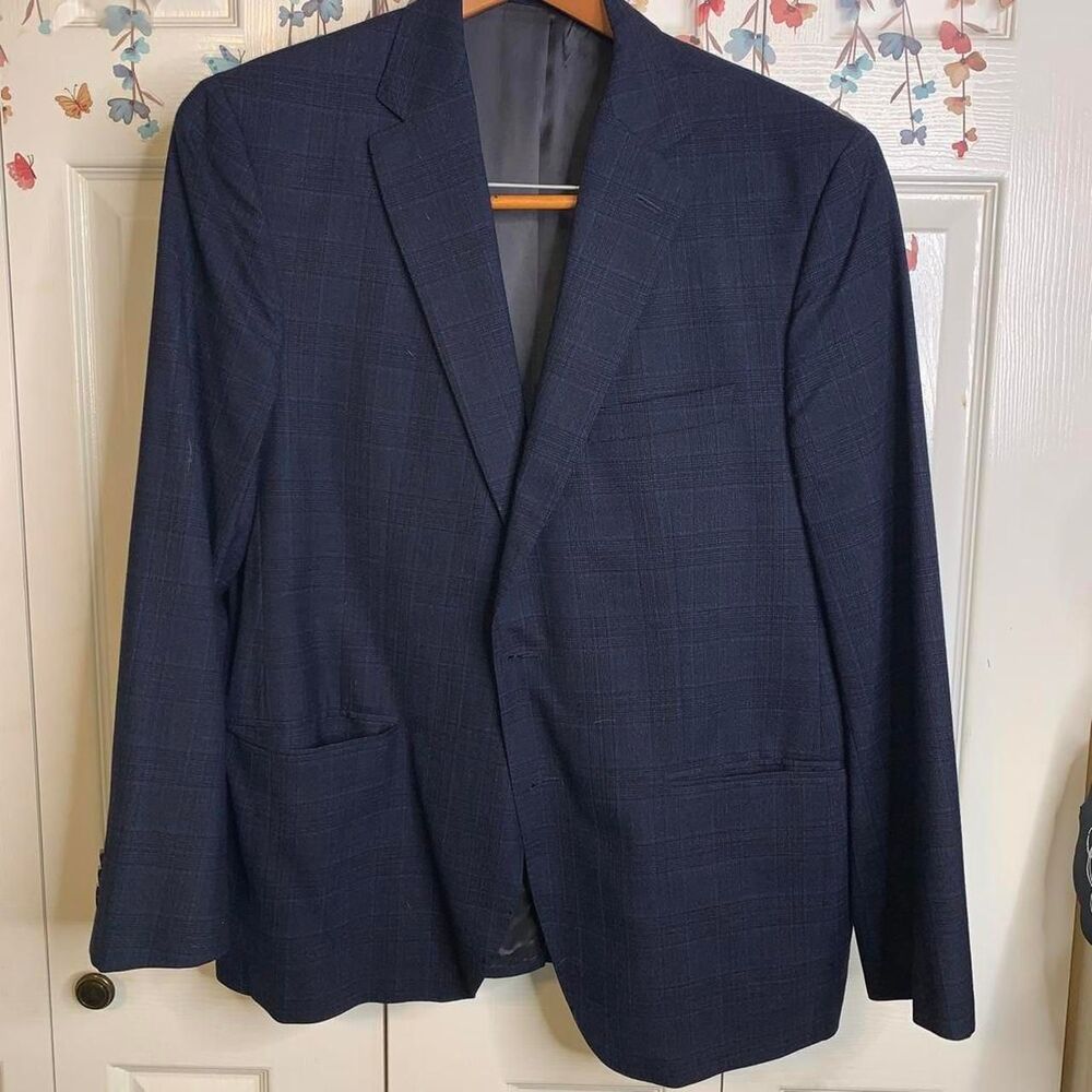 Men's Navy and Blue Jacket
